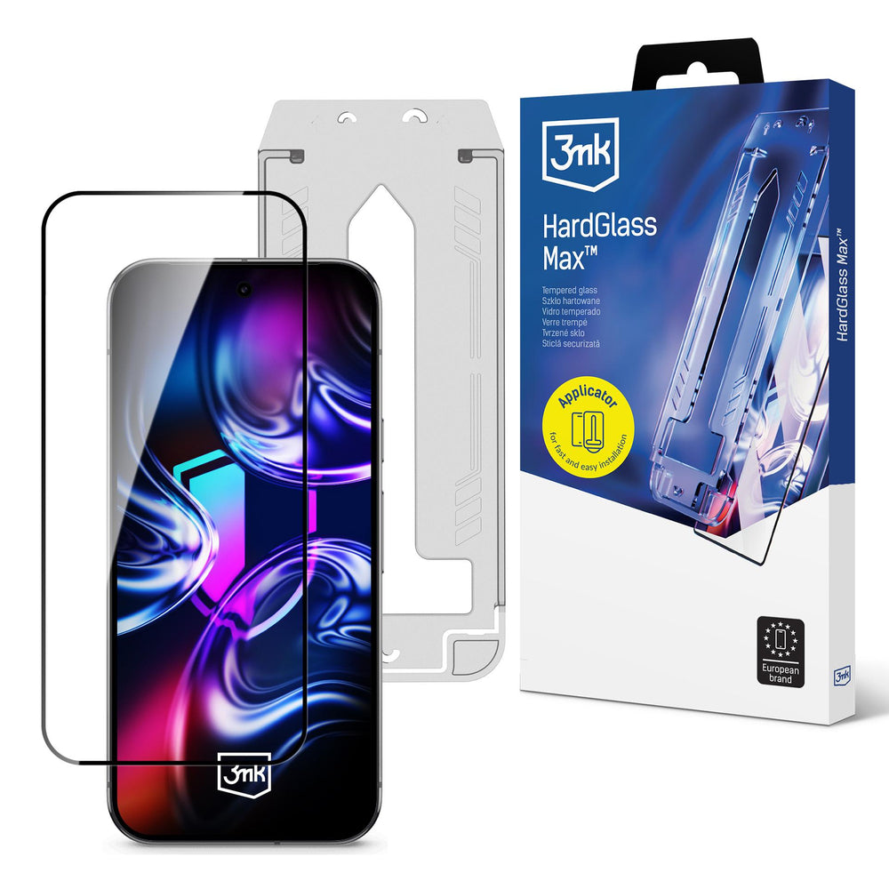 3mk Hardglass Max tempereret glas til Google Pixel 10 / 10 Pro