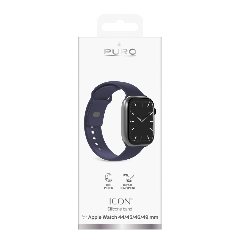Puro Icon Strap for Apple Watch 44/45/46/49mm - Navy Blue