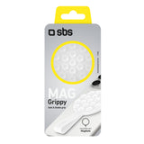 SBS MAG Grippy MagSafe kompatibel holder med sugekop og øre - hvid