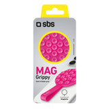 SBS MAG Grippy MagSafe kompatibel holder med sugekop og øre - Pink