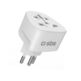 SBS CH Travel Adapter - Universal - White