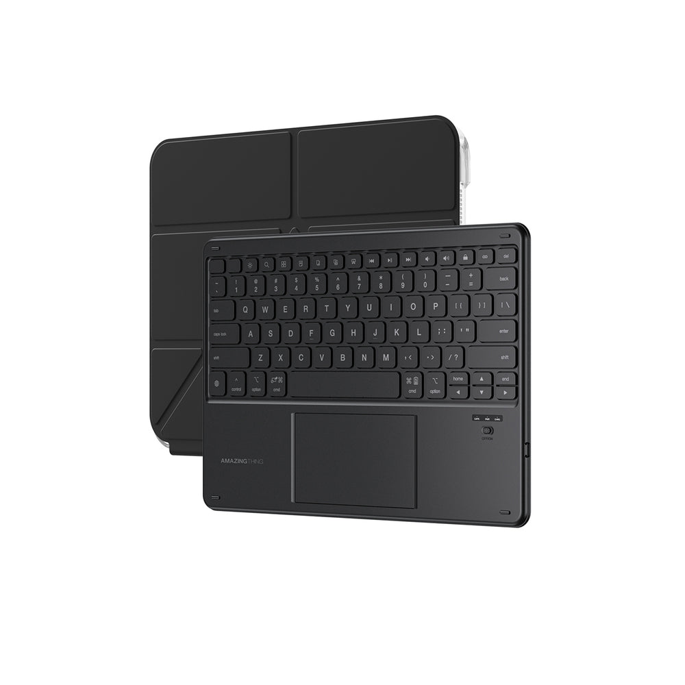 AmazingThing Minimal Case Keylite Combo Keyboard Case til iPad 11" 2025 - sort