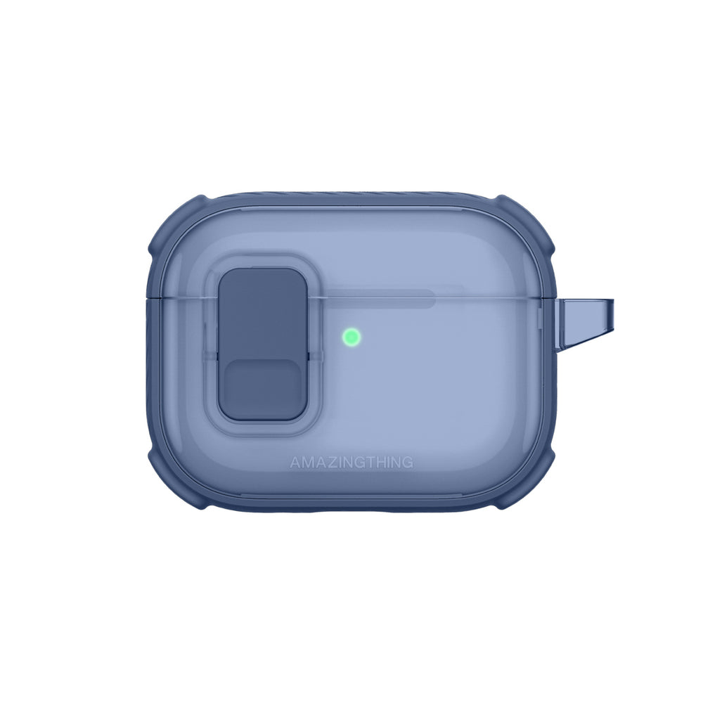 AmazingThing Titan Pro Mag Case Clear til AirPods Pro 3 - Blå