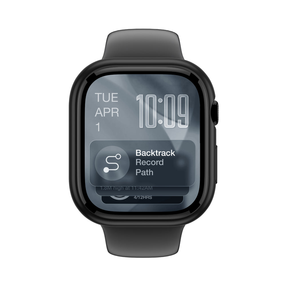 AmazingThing Minimal Protective Case for Apple Watch Series 11 42mm - Black