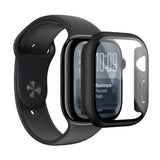 AmazingThing Radix Glass Screen Protector with Case for Apple Watch Series 11 46mm - Black