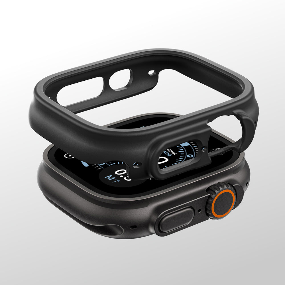 AmazingThing Minimal Protective Case for Apple Watch UItra 3 49mm - Black