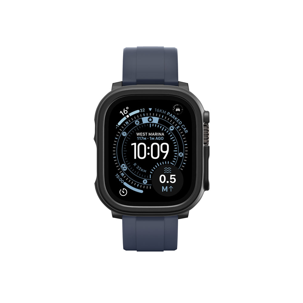 AmazingThing Minimal Protective Case for Apple Watch UItra 3 49mm - Black