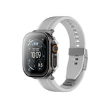 AmazingThing Radix Glass Screen Protector with Case for Apple Watch UItra 3 49mm - Clear