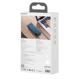 Baseus Adaman powerbank 2x USB / 1x USB Type C / 1x micro USB 20000mAh 65W Quick Charge 4.0 Power Delivery blå (PPIMDA-D03)