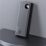 Baseus Adaman powerbank 2x USB / 1x USB Type C / 1x micro USB 20000mAh 65W Quick Charge 4.0 Power Delivery blå (PPIMDA-D03)