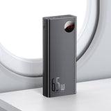 Baseus Adaman powerbank 2x USB / 1x USB Type C / 1x micro USB 20000mAh 65W Quick Charge 4.0 Power Delivery blå (PPIMDA-D03)