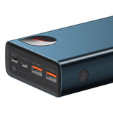 Baseus Adaman powerbank 2x USB / 1x USB Type C / 1x micro USB 20000mAh 65W Quick Charge 4.0 Power Delivery blå (PPIMDA-D03)