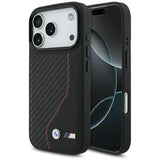 BMW M Carbon Line & Logo MagSafe Case til iPhone 17 Pro - Rød