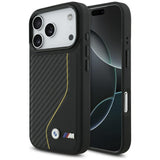 BMW M Carbon Line & Logo MagSafe Case til iPhone 17 Pro - Gul