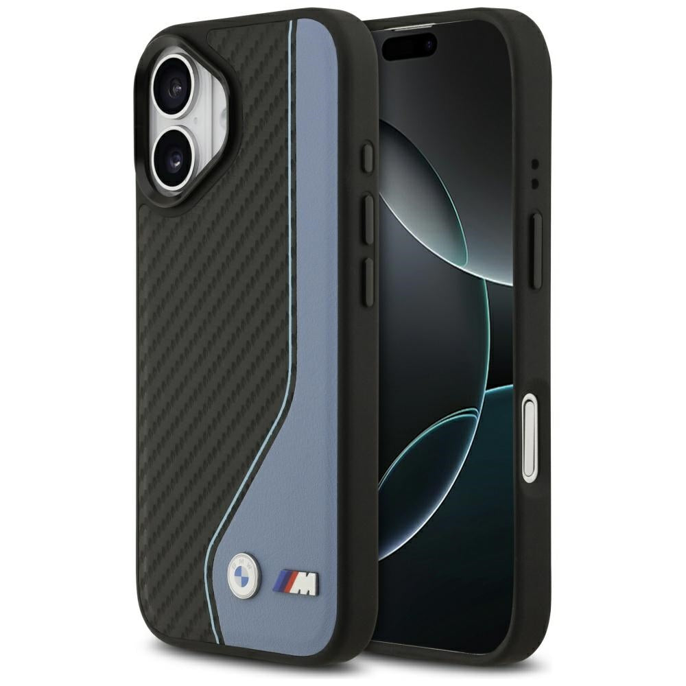 BMW M Carbon Logo MagSafe Case til iPhone 17 - Blå