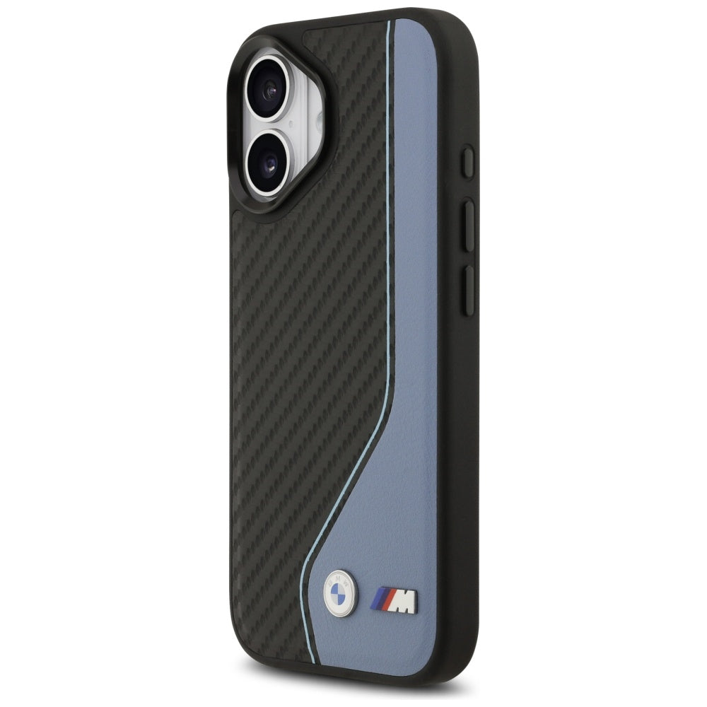 BMW M Carbon Logo MagSafe Case til iPhone 17 - Blå