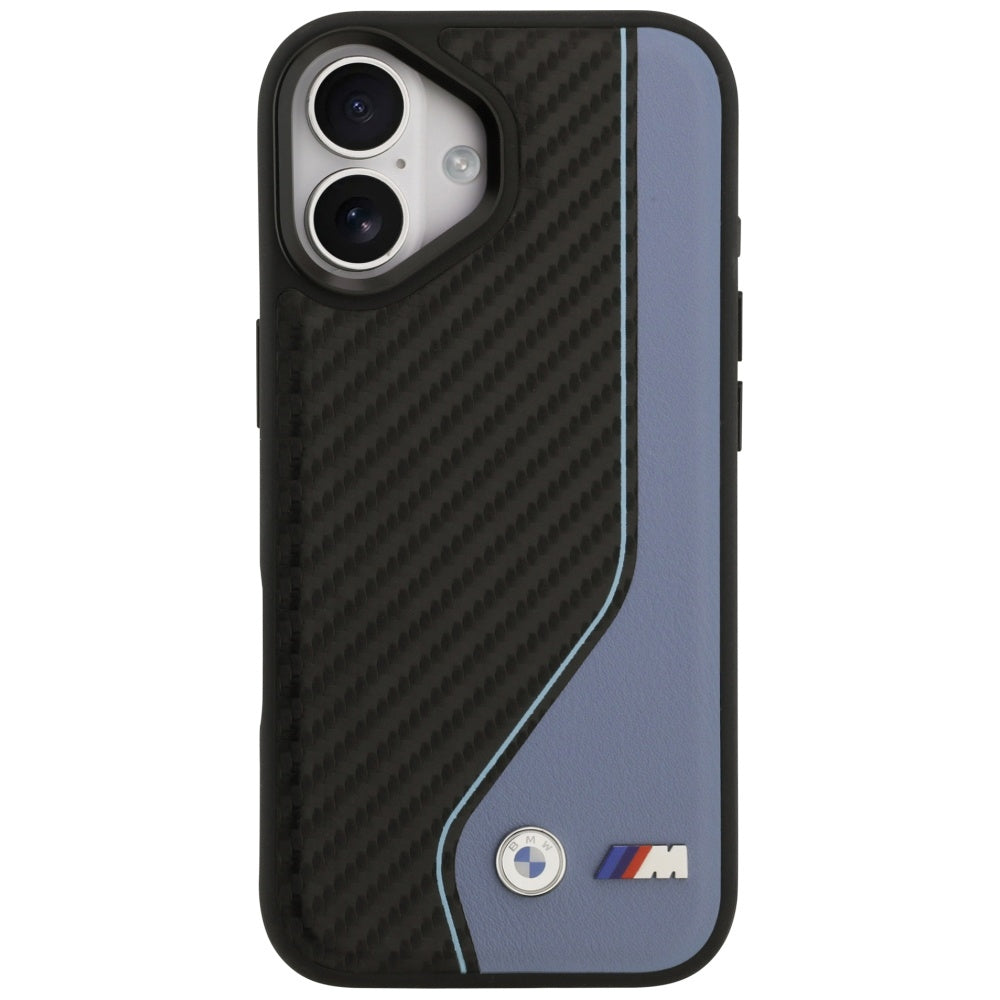 BMW M Carbon Logo MagSafe Case til iPhone 17 - Blå