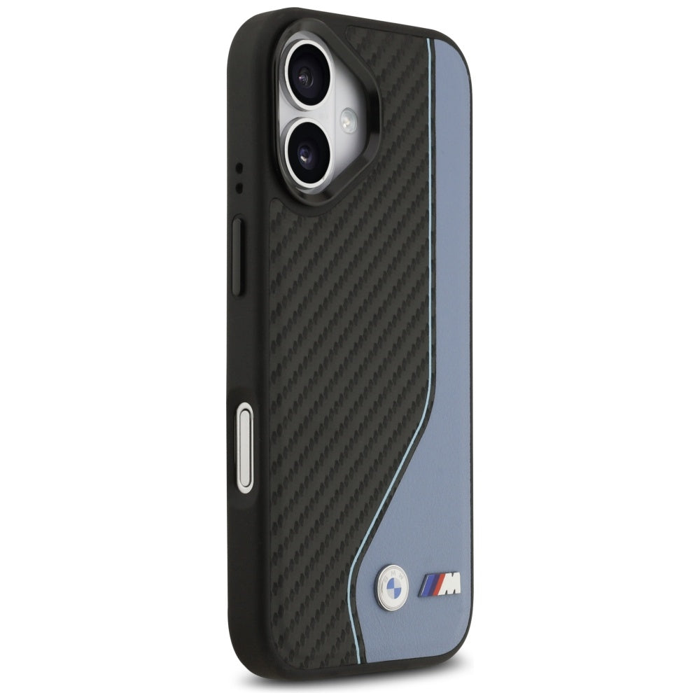 BMW M Carbon Logo MagSafe Case til iPhone 17 - Blå