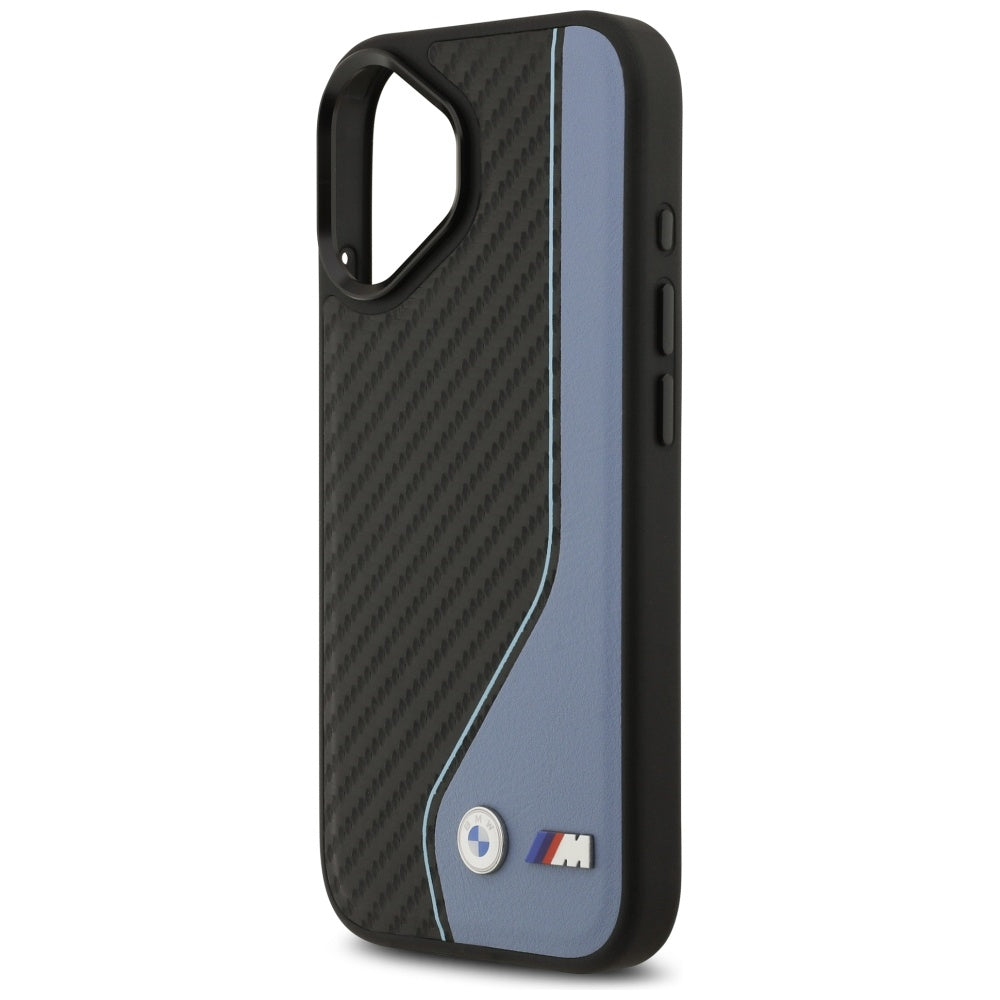 BMW M Carbon Logo MagSafe Case til iPhone 17 - Blå