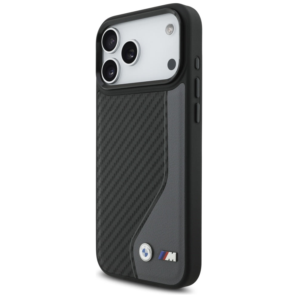 BMW M Carbon Logo MagSafe-foder for iPhone 17 Pro Max - grafit