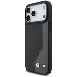 BMW M Carbon Logo MagSafe-foder for iPhone 17 Pro Max - grafit