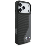 BMW M Carbon Logo MagSafe-foder for iPhone 17 Pro Max - grafit