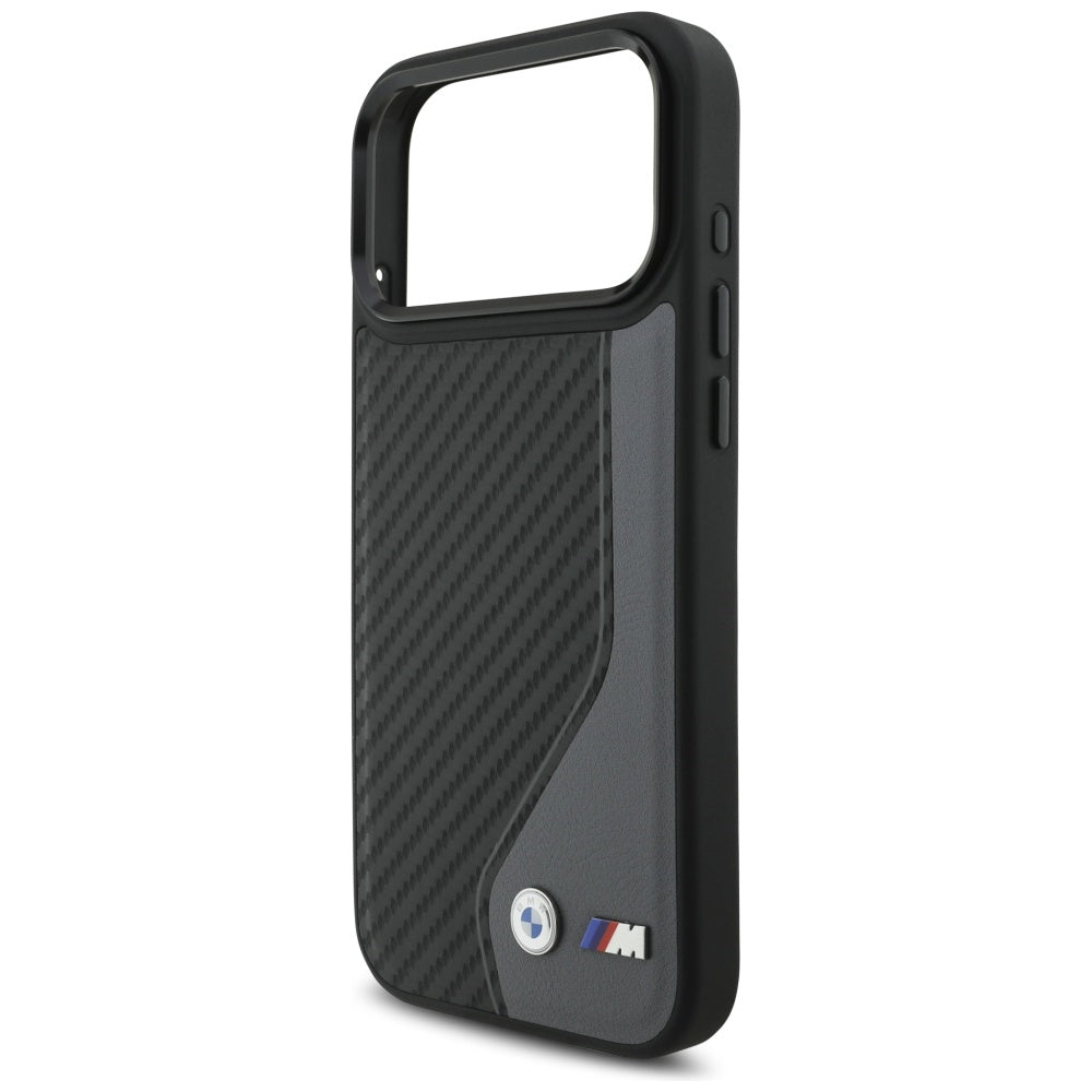BMW M Carbon Logo MagSafe-foder for iPhone 17 Pro Max - grafit