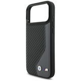 BMW M Carbon Logo MagSafe-foder for iPhone 17 Pro Max - grafit