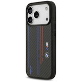 BMW M Kevlar Lines & Logo MagSafe Case til iPhone 17 Pro - sort