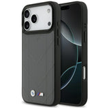 BMW M Quilted Logo MagSafe case til iPhone 17 Pro Max - grafit