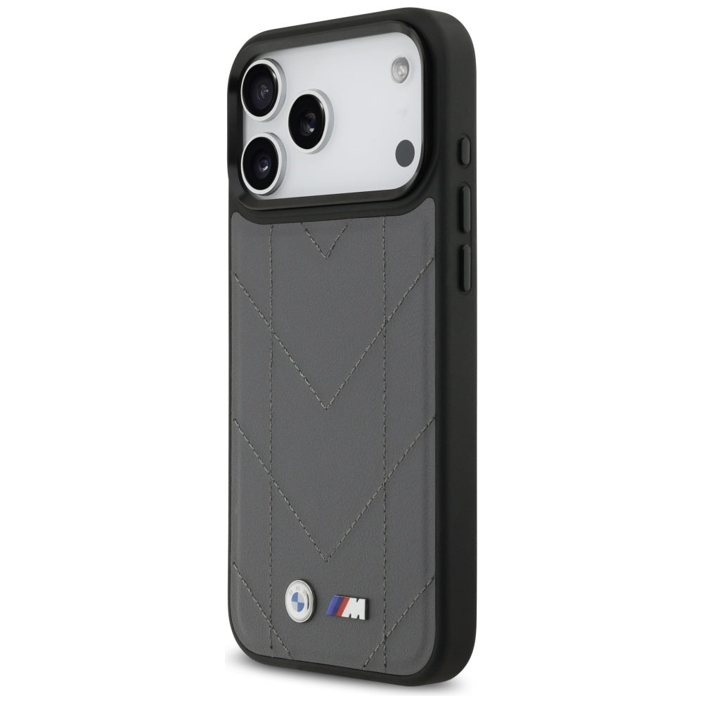 BMW M Quilted Logo MagSafe case til iPhone 17 Pro Max - grafit