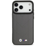 BMW M Quilted Logo MagSafe case til iPhone 17 Pro Max - grafit