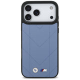 BMW M Quilted Logo MagSafe Case til iPhone 17 Pro Max - Blå