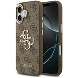 Guess 4G Big 4G Classic Logo Case til iPhone 17 - Brunt og Guld