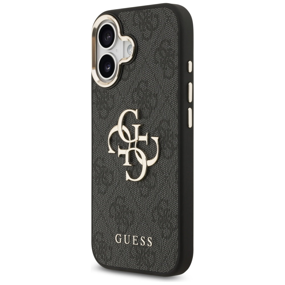 Guess 4G Big 4G Classic Logo Case til iPhone 17 - sort og guld