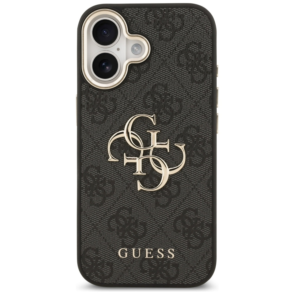 Guess 4G Big 4G Classic Logo Case til iPhone 17 - sort og guld