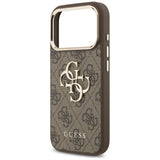 Guess 4G Big 4G Classic Logo Case til iPhone 17 Pro - Brunt og Guld