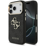Guess 4G Big 4G Classic Logo Case til iPhone 17 Pro - sort og guld