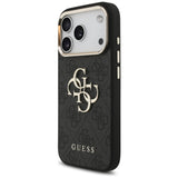 Guess 4G Big 4G Classic Logo Case til iPhone 17 Pro - sort og guld