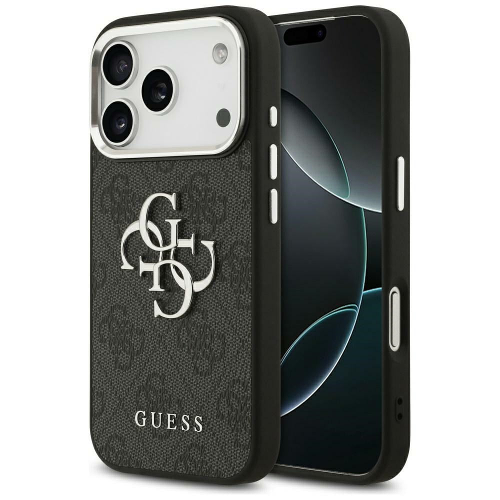 Guess 4G Big 4G Classic Logo-hylster til iPhone 17 Pro Max - sort