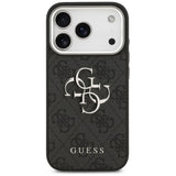 Guess 4G Big 4G Classic Logo-hylster til iPhone 17 Pro Max - sort