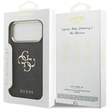 Guess 4G Big 4G Classic Logo Case til iPhone 17 Pro Max - sort og guld