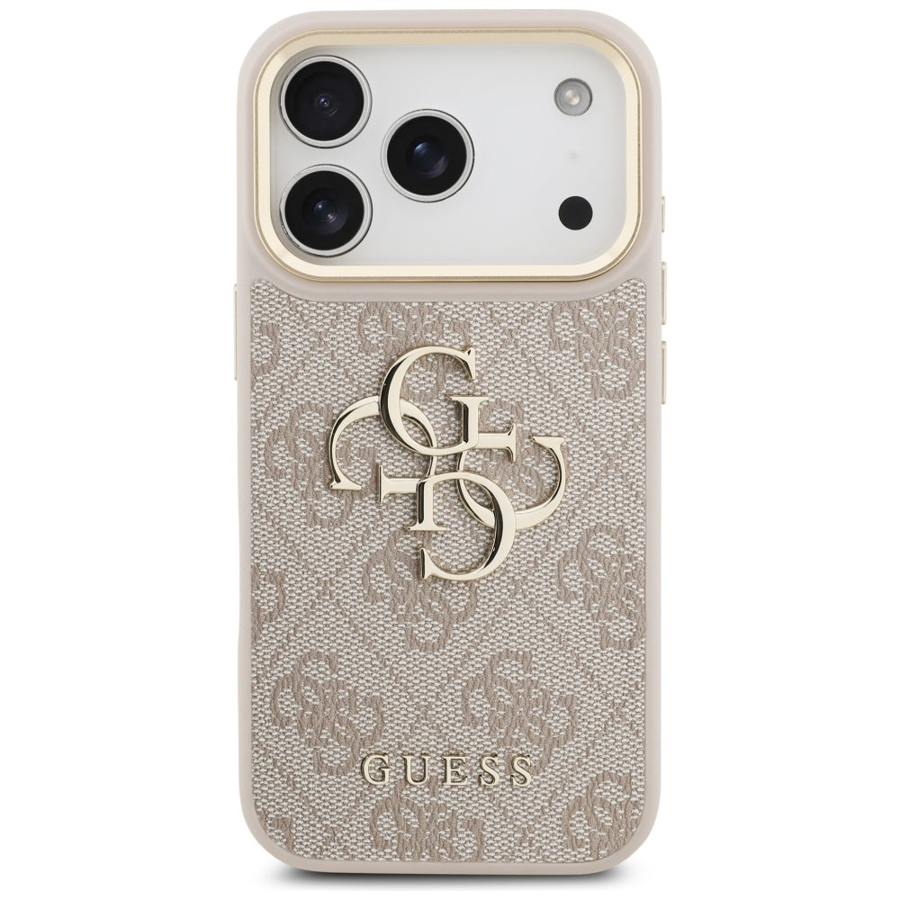Guess 4G Big 4G Classic Logo Case til iPhone 17 Pro - Rose Gold