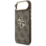 Guess 4G Big 4G Classic Logo Case til iPhone Air - Brunt og Guld