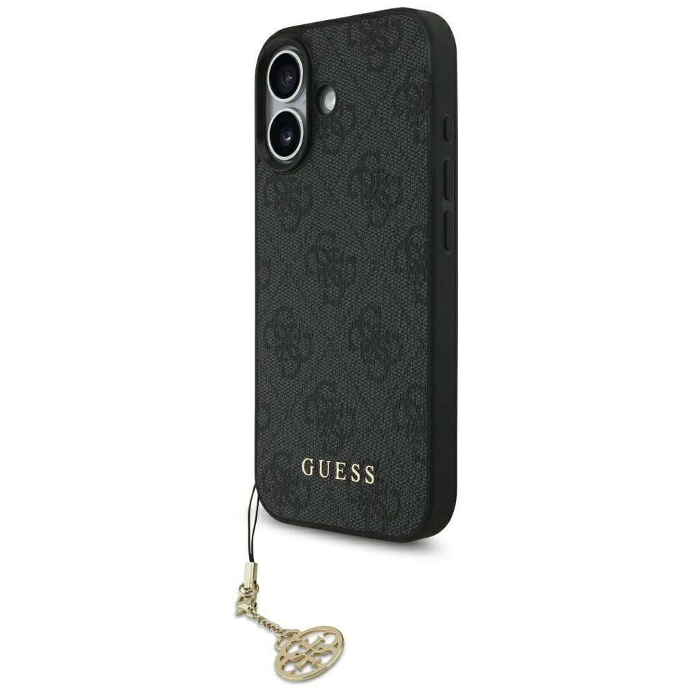 Guess 4G Charms Collection MagSafe-hylster til iPhone 17 - sort