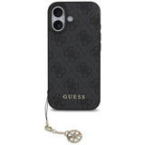 Guess 4G Charms Collection MagSafe-hylster til iPhone 17 - sort