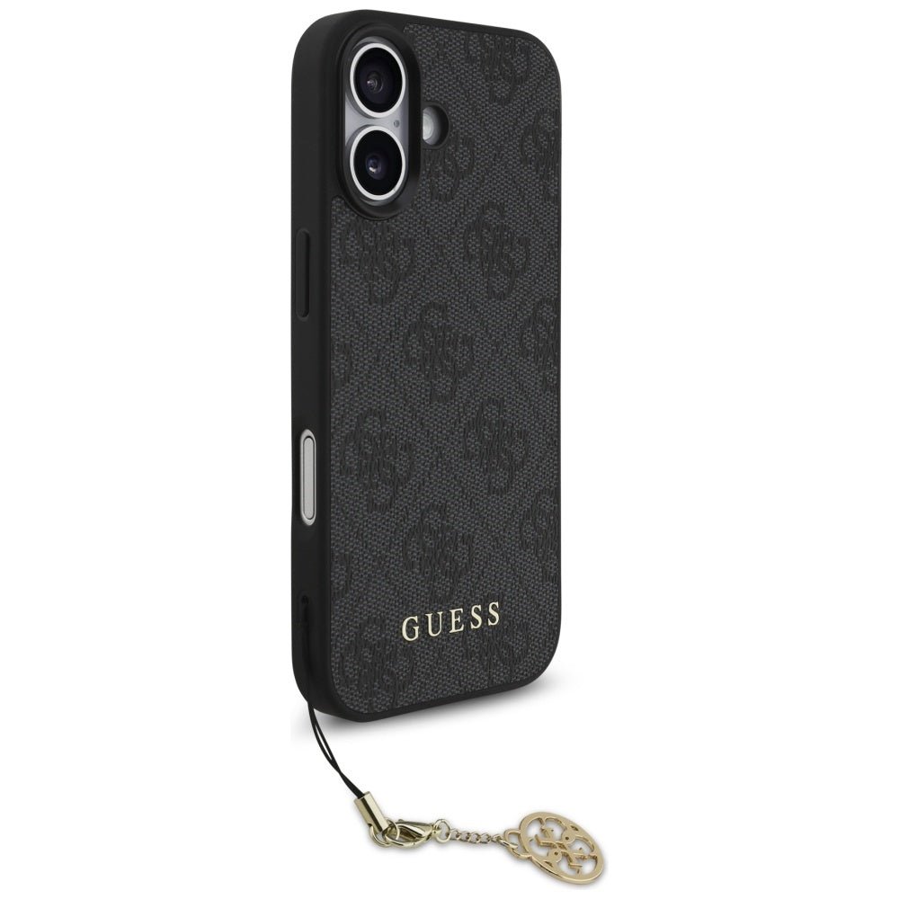 Guess 4G Charms Collection MagSafe-hylster til iPhone 17 - sort