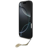 Guess 4G Charms Collection MagSafe-hylster til iPhone 17 - sort