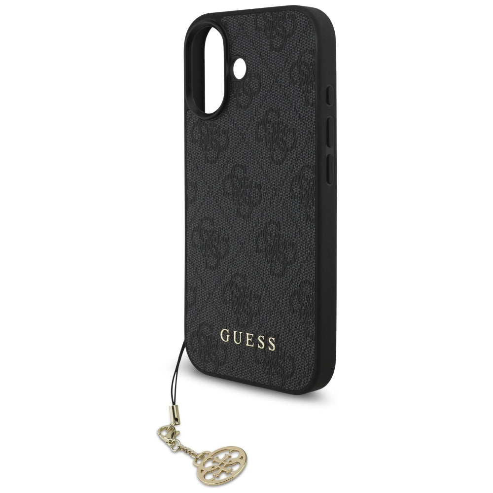 Guess 4G Charms Collection MagSafe-hylster til iPhone 17 - sort