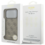 Guess 4G Charms Collection MagSafe-hylster til iPhone 17 Pro - brun